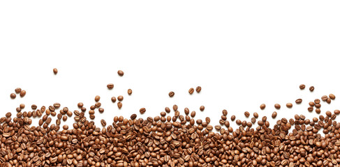 Frame of coffee beans