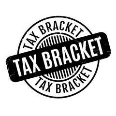 Tax Bracket rubber stamp. Grunge design with dust scratches. Effects can be easily removed for a clean, crisp look. Color is easily changed.