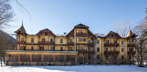 Verlassenes marodes Hotel