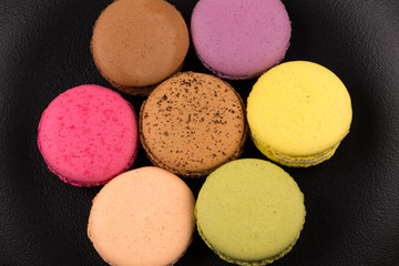Tasty colorful macaroon