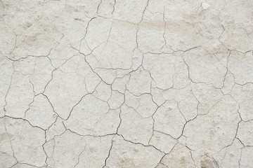 Dry soil by a drought
