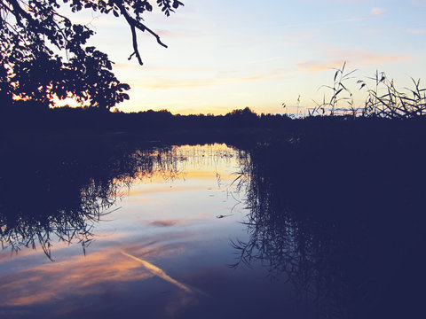 Lake in Latvia