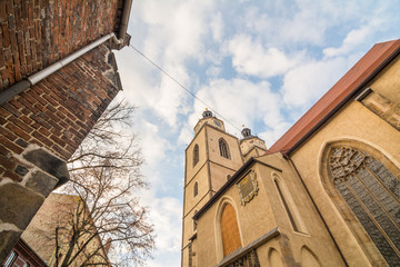 Fronleichnamskapelle und Stadtkirche St Marien in Wittenberg, Sachsen-Anhalt in Deutschland