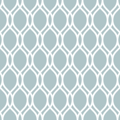 Naklejka premium Seamless vector blue and white ornament. Modern background. Geometric modern pattern