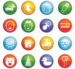 baby icon set