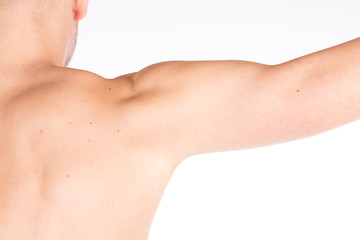 Obraz premium rechte Schulter eines Mannes