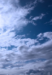 Sky with clouds