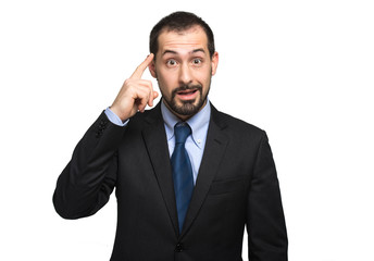 businessman having a good idea