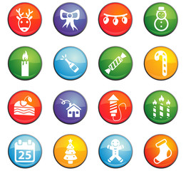 Fototapeta premium christmass icon set