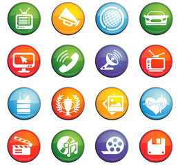 communication icon set