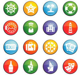 cruise icon set