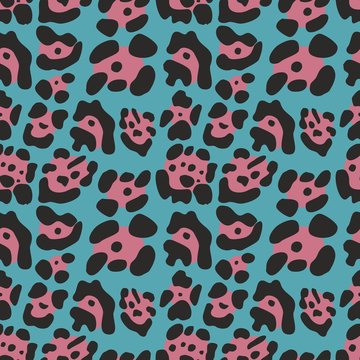 Leopard pattern. Decorative vector background