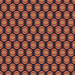 EPS10 file. Seamless floral geometric pattern. Vintage background.