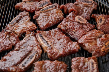 korean-style braised short rips. LA galbi.