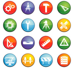 engineering icon set