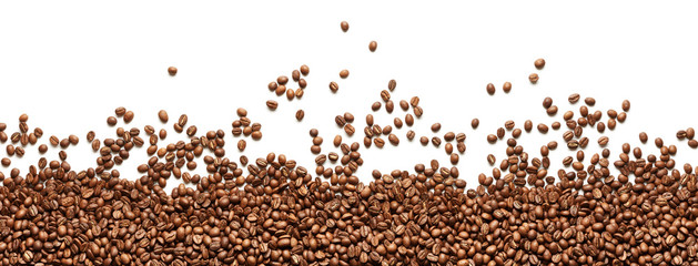 Fototapeta premium Frame of coffee beans