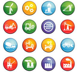 Fototapeta premium industry icon set