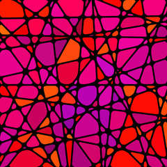 Fototapeta premium abstract vector stained-glass mosaic background