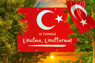 15 Temmuz, Türk Bayrağı, Görsel Çalışma