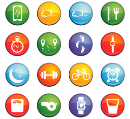 monitoring apps icon set