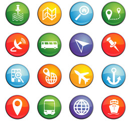 navigation icon set