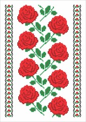 Traditional Romanian embroidery/sewingy patterns used on traditional / folk costumes, rugs, carpets and towels.