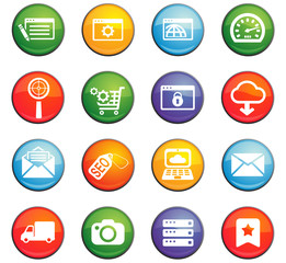 Fototapeta premium seo icon set