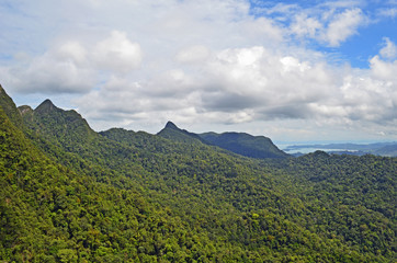 Langkawi, Malaysia, Mountains landscape