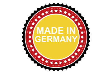 Made in Germany map, vector