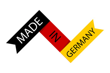Made in Germany banner, vector