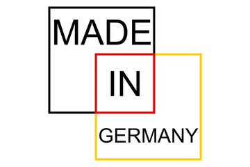 Made in Germany logo, vector