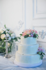 mirror, flowers, decoration, chandelier