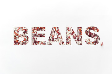 bean meat substitute. the concept of vegetarian food.