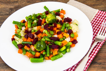 Vegetable side dish with beets