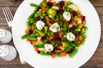 Vegetable side dish with beets
