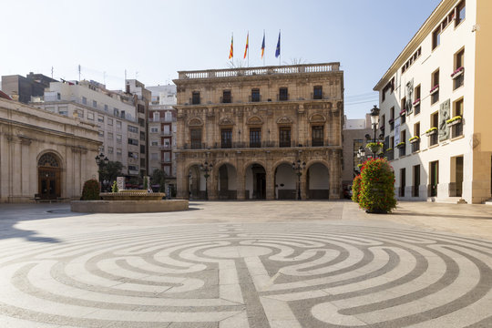 Town Hall Square in Castell&oacute;n de la Plana
