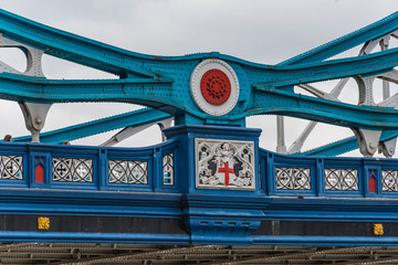 London Tower Bridge Detail