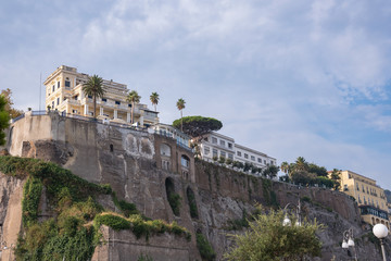 Fototapeta na wymiar Architecture of Sorrento town in Italy