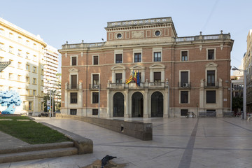 Plaza de la Diputación in Castellon de la Plana, Spain