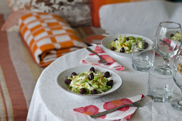 Place Setting at Table