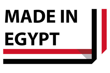 Made in Egypt logo, vector
