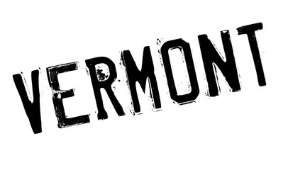 Vermont rubber stamp. Grunge design with dust scratches. Effects can be easily removed for a clean, crisp look. Color is easily changed.