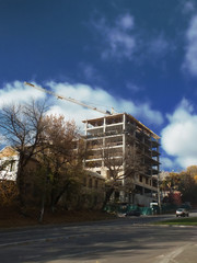 The construction of the house