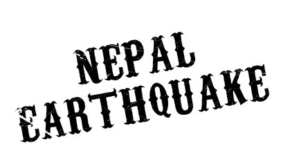 Nepal Earthquake rubber stamp. Grunge design with dust scratches. Effects can be easily removed for a clean, crisp look. Color is easily changed.
