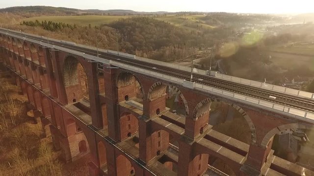 Goeltzsch valley bridge europe germany thuringia travelling