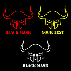 A set of horned mask