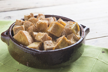 Salad of tofu
