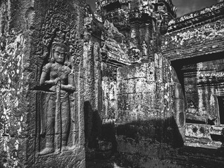 INFRARED image od Angkor Wat - The bliss of Khmer art and architecture