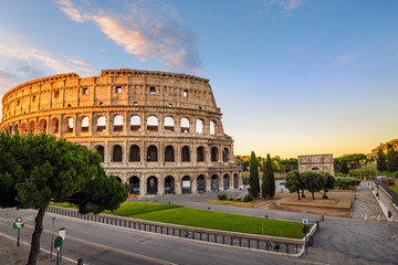 Naklejka na ściany i meble Rome Colosseum (Roma Coliseum), Rome, Italy