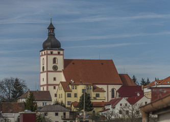 Church in Rudolfov town near Ceske Budejovice